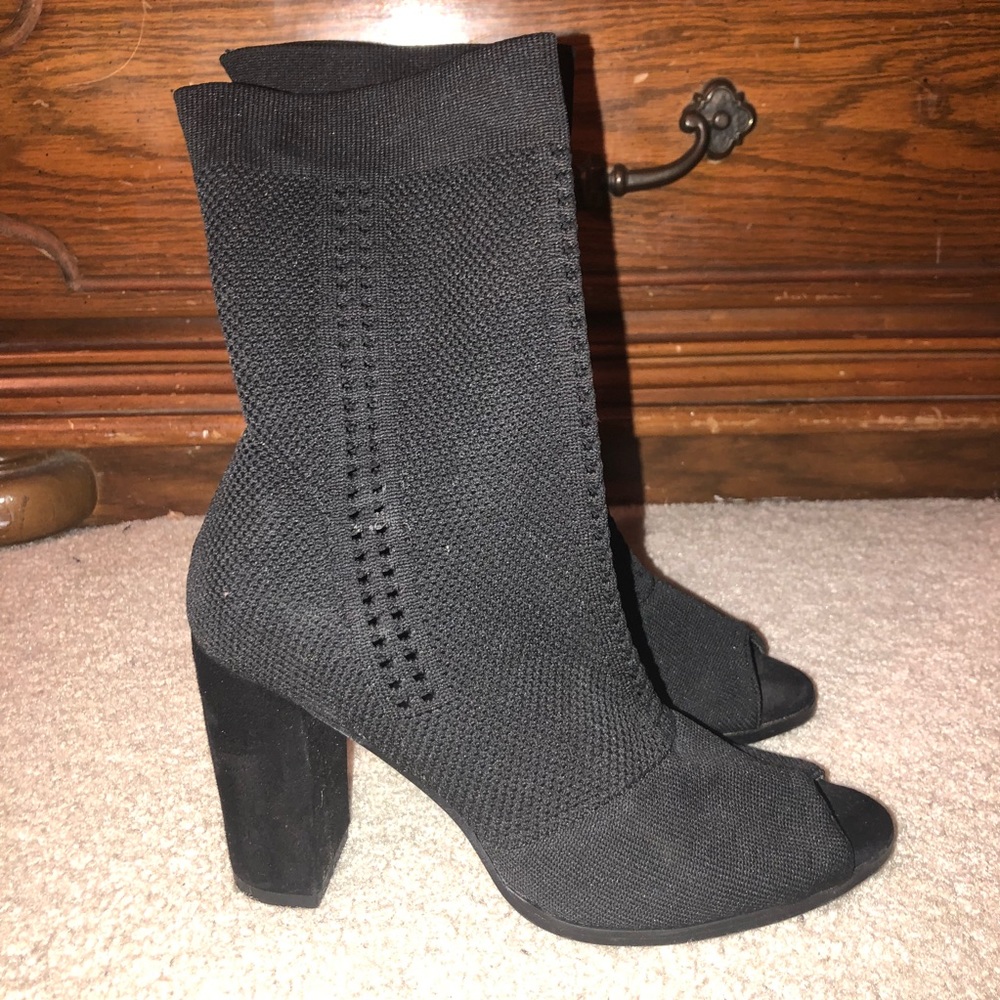 Open-toe sock booties